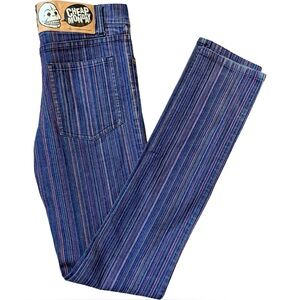 Cheap Monday Blue Striped Women’s Jeans